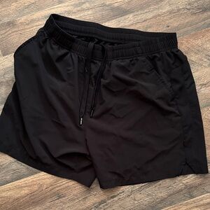 Mier Men’s Black Shorts 5” with Pockets
